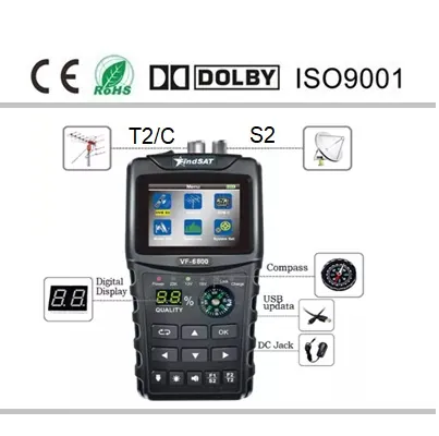 Sat finder S2-T2-C combo