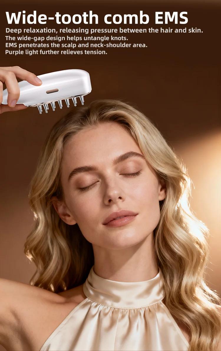 Hot and cold Gua Sha mountains head in use on the face