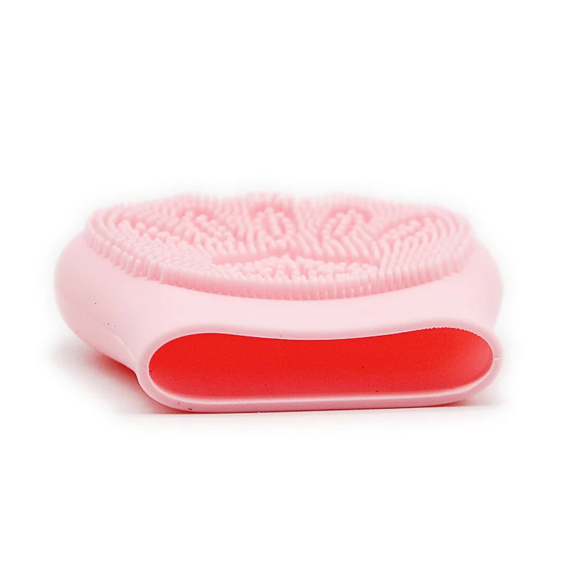 Silicone cleansing brush with custom logo and Panton colour match