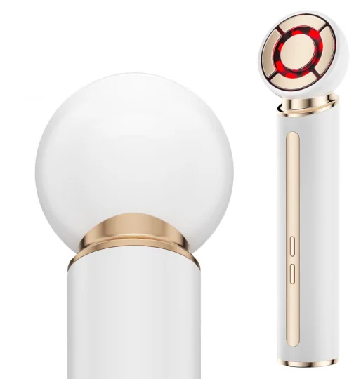 Professional-grade at-home skincare device with 316 stainless steel guide head