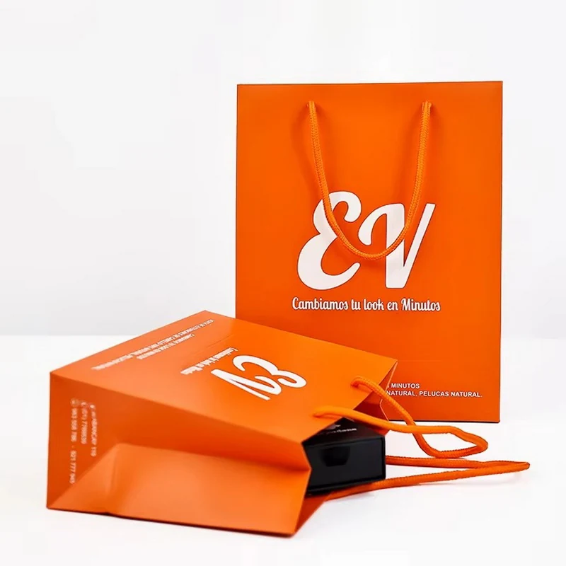 Custom Eco-Friendly Logo Bags for Retail Clothing 4 detail view