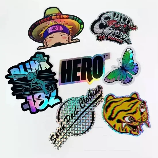 Custom Logo Stickers on Adhesive Vinyl Rolls for Branding - custom paper packaging by FISON