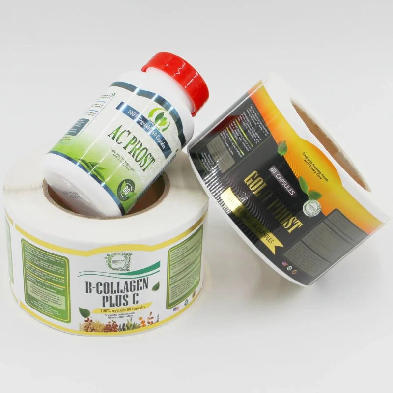 Custom Printed Cosmetic Bottle Labels - Self-Adhesive Stickers 3