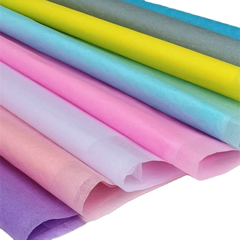 Custom Printed Logo Pink Tissue Paper for Gift Wrapping 5 detail view
