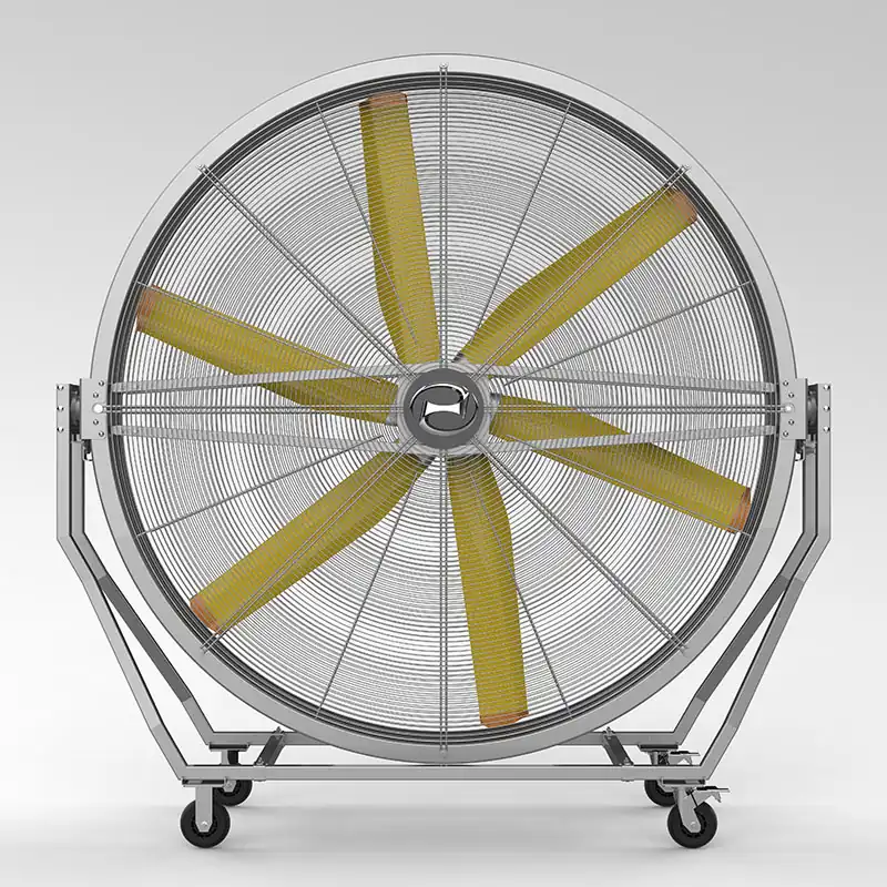 Portable industrial stand fan