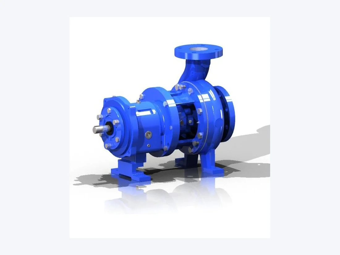 ANSI B73.1 CN series end-suction centrifugal pump with open impeller and cast iron casing