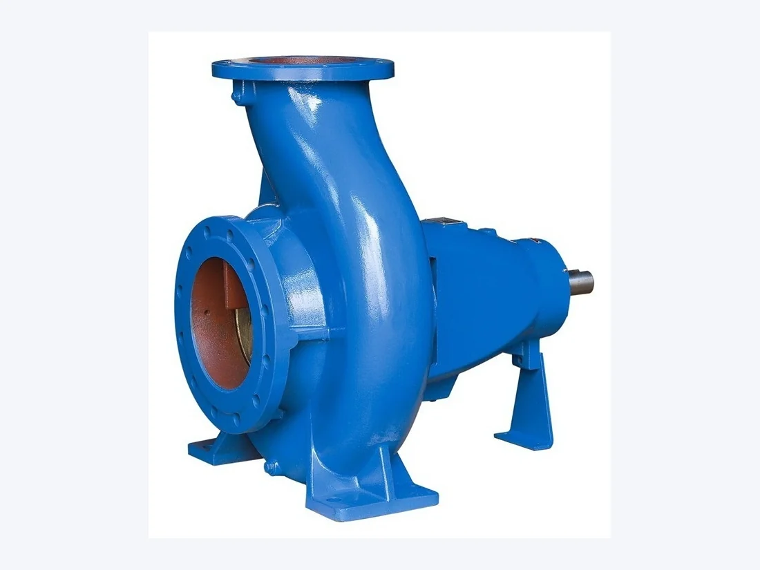 FA series EN733 / DIN24255 end-suction centrifugal pump casing with volute and foot support