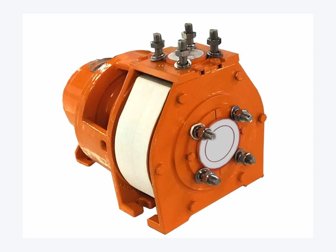 KCP horizontal single-stage centrifugal pump with PP lined casing and grease-lubricated bearings
