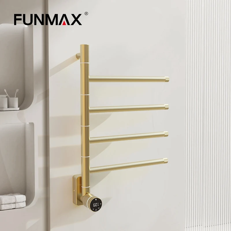 F-CR04P heated towel rack by Funmax