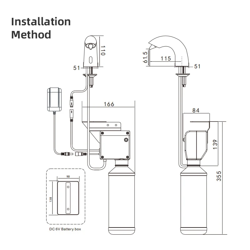 Soap Dispenser-YBA01 — alternative angle