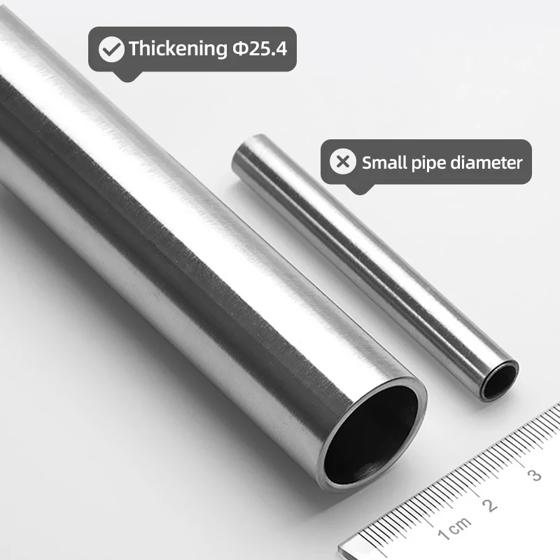 Shower Curtain Rod-BA01 — finish detail