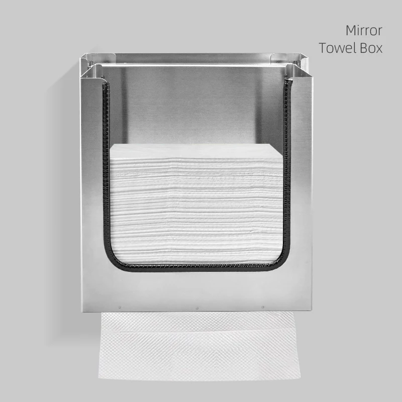 Behind the mirror paper dispenser – FE01 — installed view