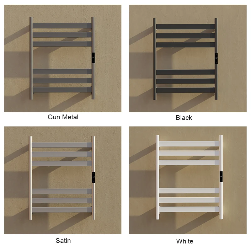 Heated towel rack-A-CS06G — finish detail