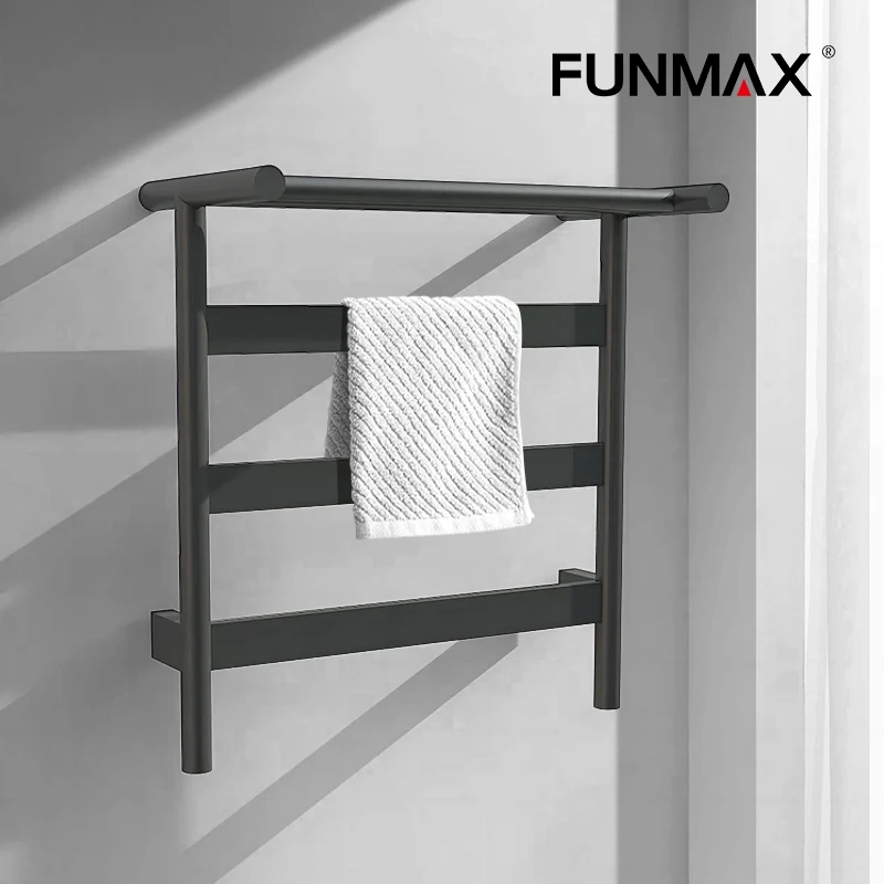 J-CR06G heated towel rack by Funmax