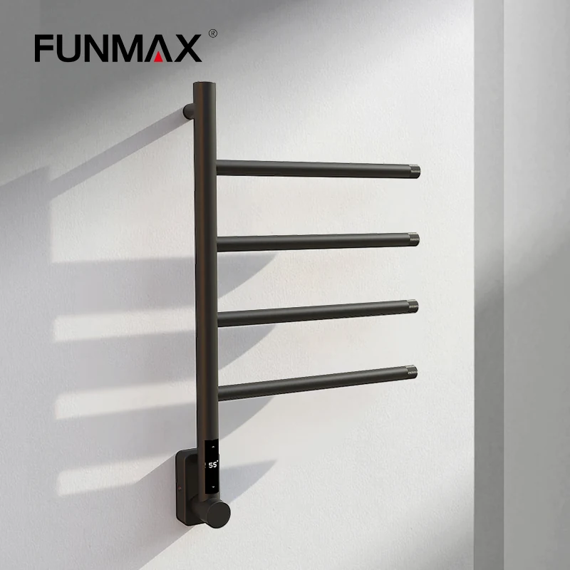 F-CR04G heated towel rack by Funmax