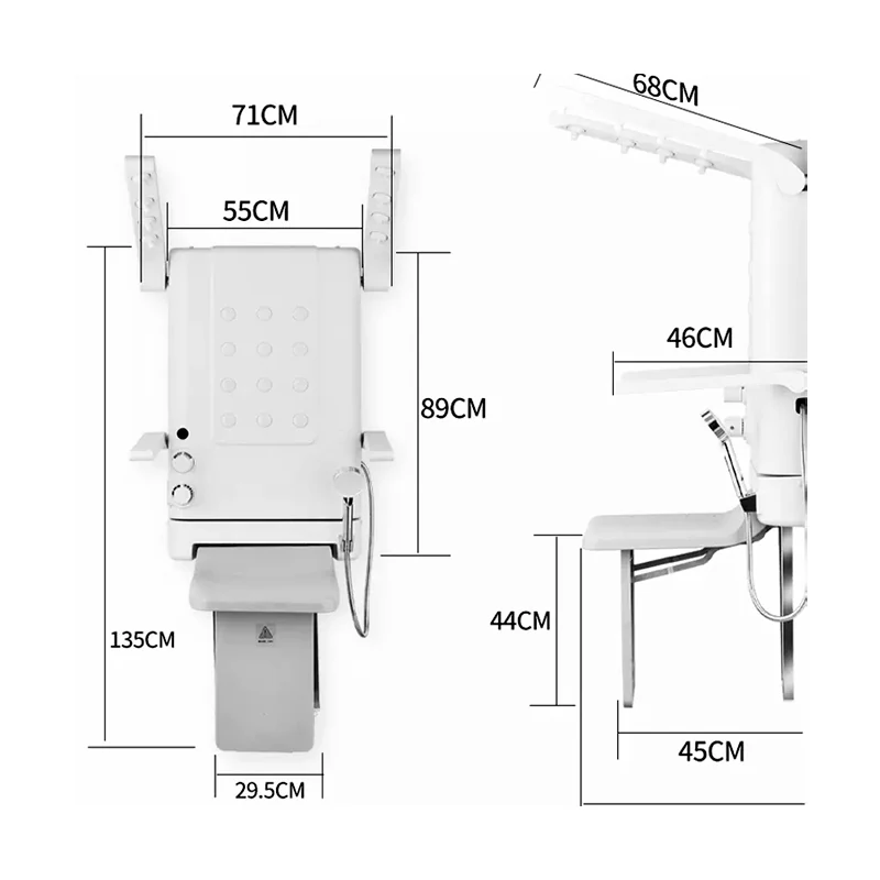 Shower Chair-LCA01 — installed view