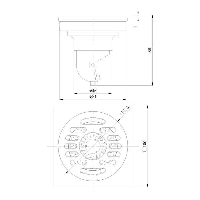 Floor Drain-ZDD1 — finish detail