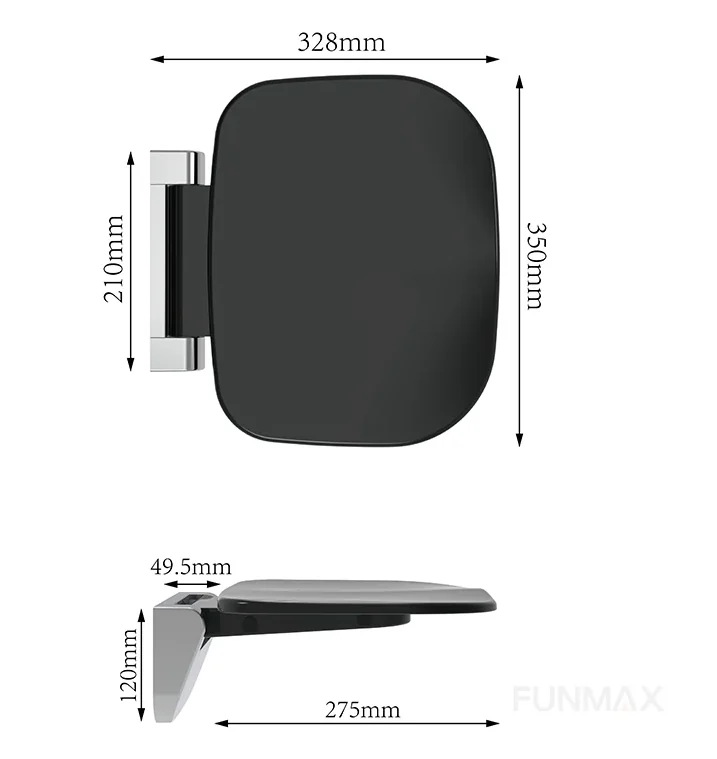 Shower Seat ZE01-1 — alternative angle