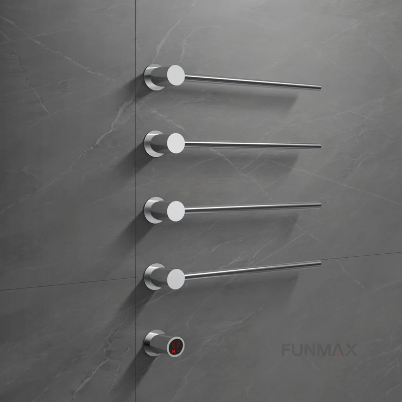 Electric Towel Rack L-SR0004 heated towel rack by Funmax