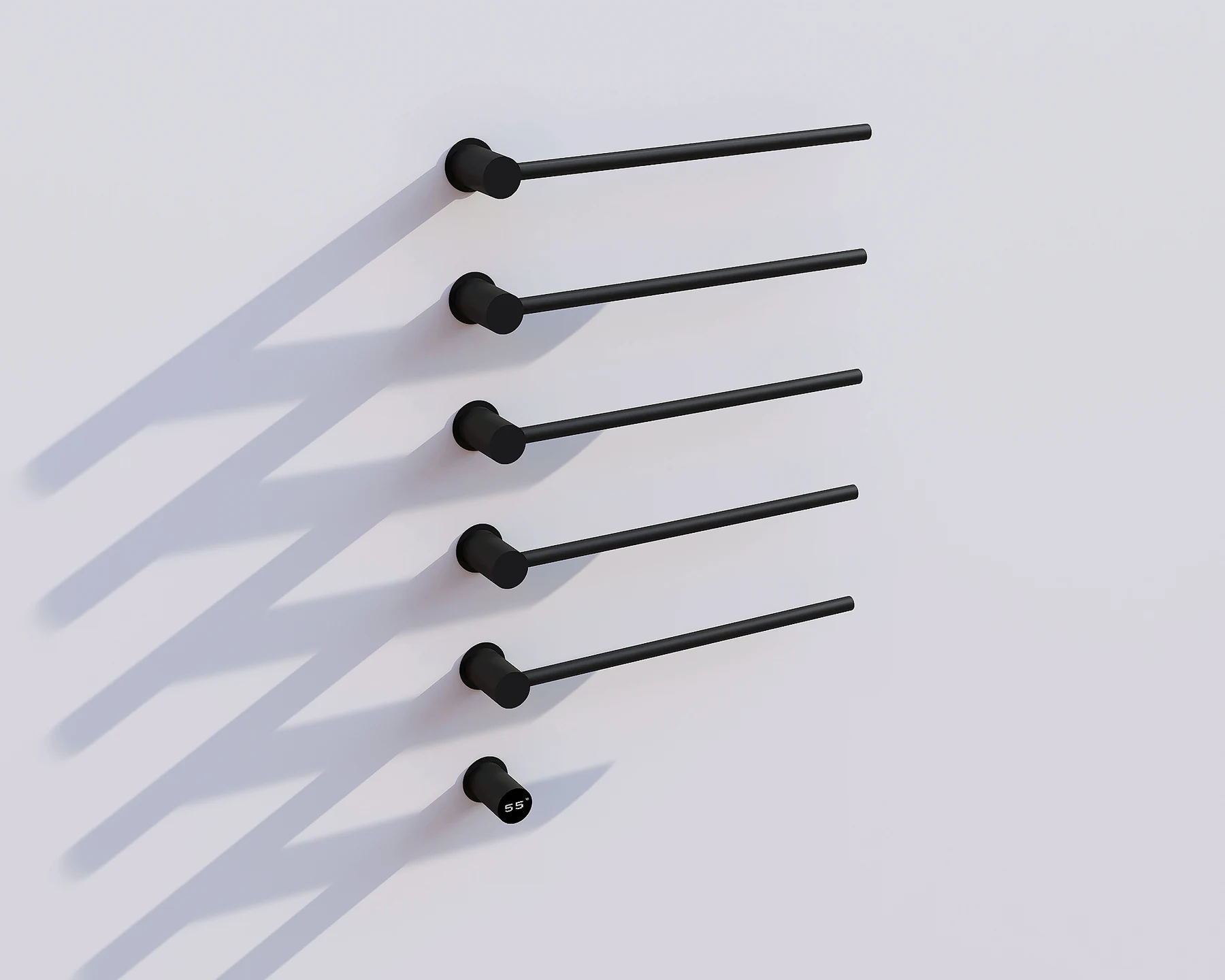 Electric Towel Rack L-SR0005 — finish detail