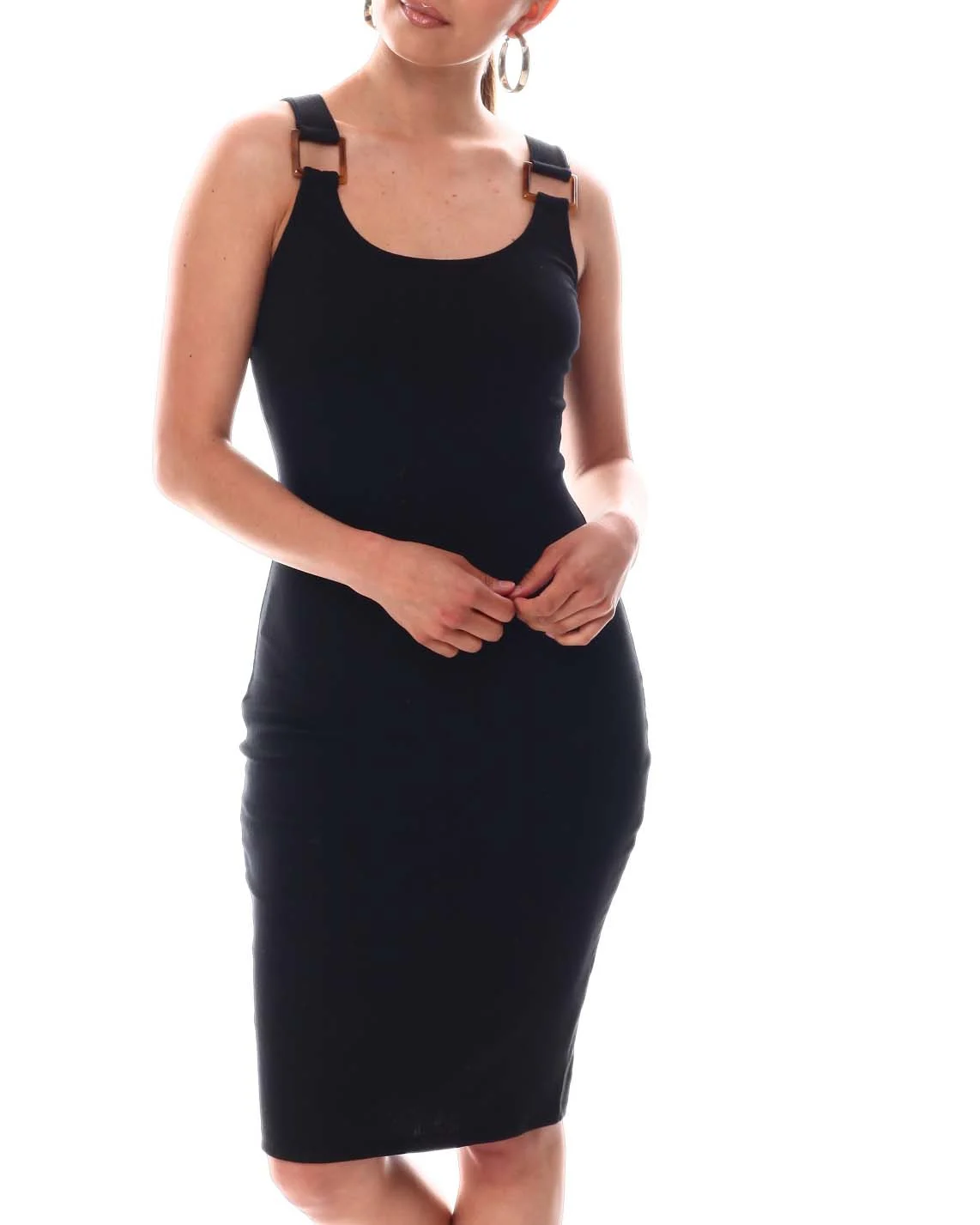 Buckle Midi Dress manufactured to order by Foriver Garment
