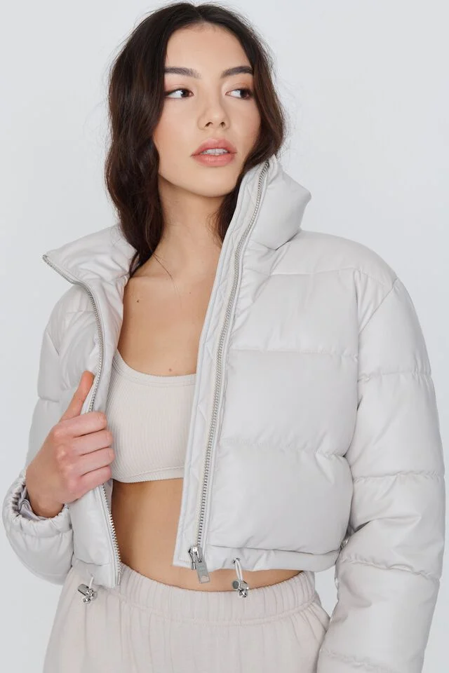 Cropped Puffer Jacket manufactured to order by Foriver Garment
