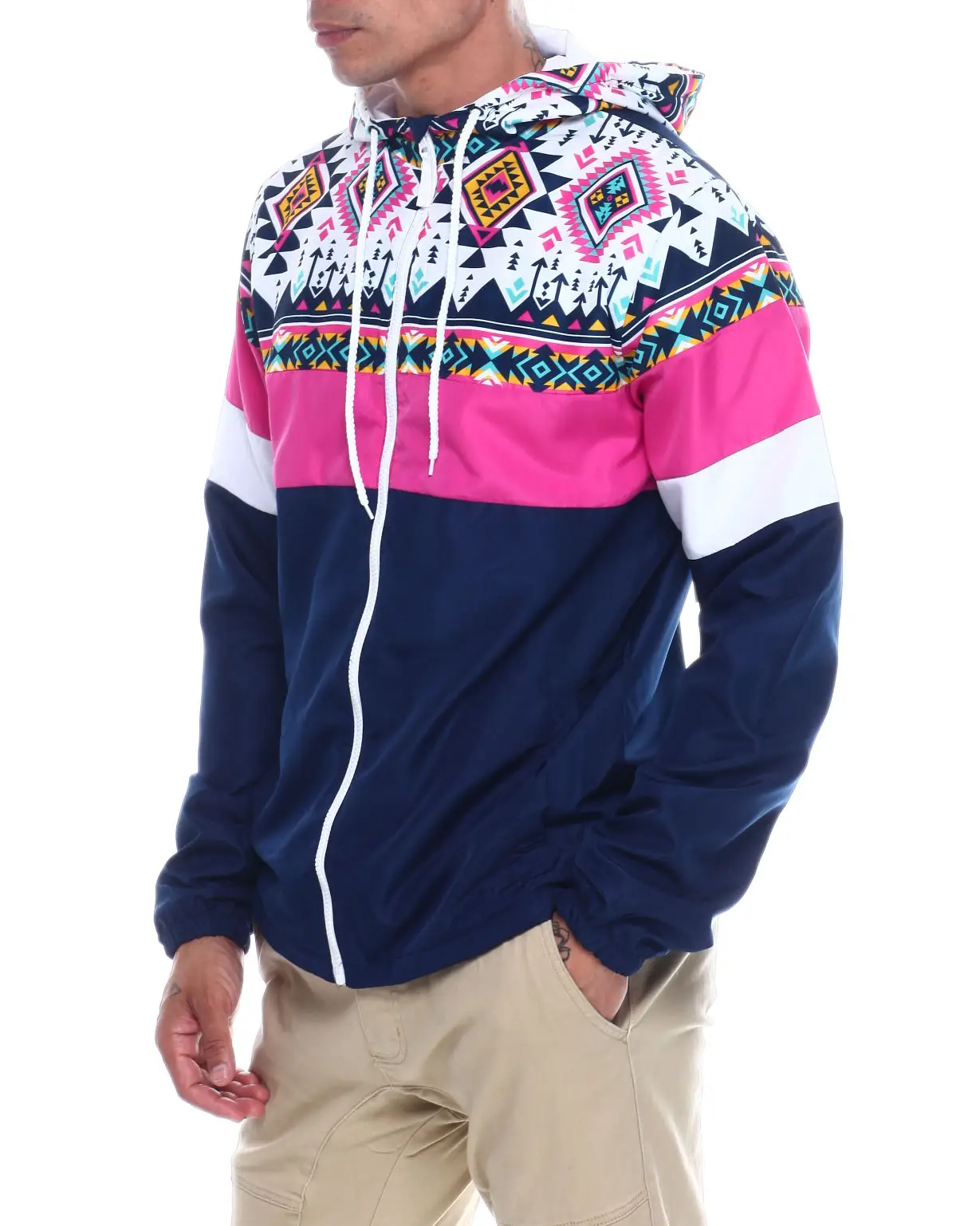 Full Zip Windbreaker manufactured to order by Foriver Garment