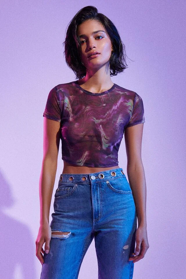 Mesh Top manufactured to order by Foriver Garment