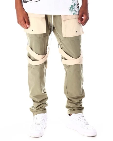 Newport Strapped Cargo Pants manufactured to order by Foriver Garment