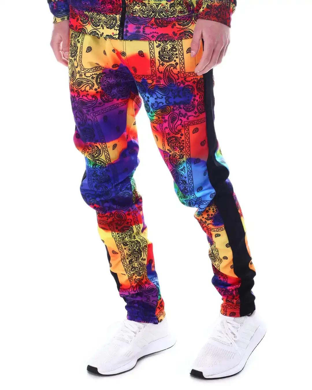 Paisley Track Pant manufactured to order by Foriver Garment