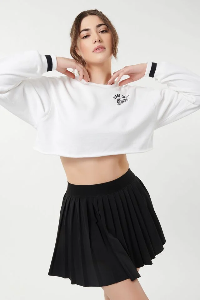 Raw-Edge Sweatshirt manufactured to order by Foriver Garment