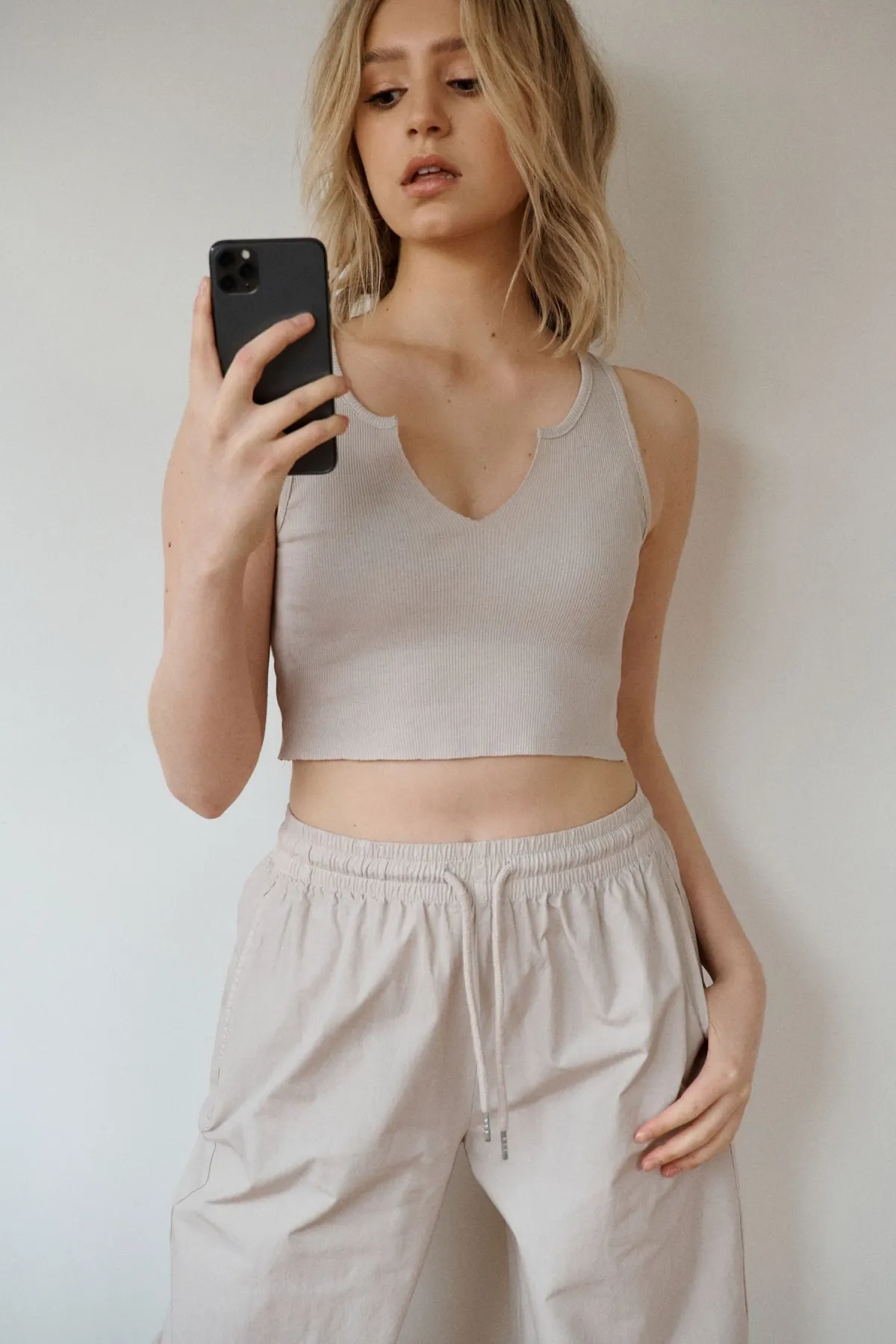 Ribbed Tank manufactured to order by Foriver Garment