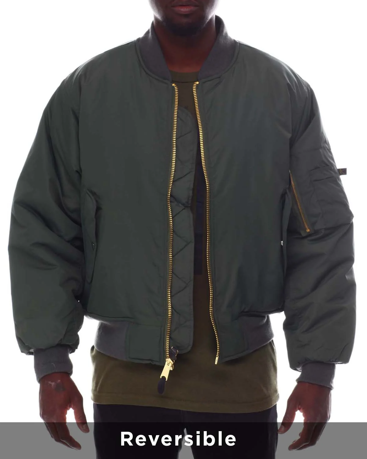 Enhanced Nylon MA-1 Flight Jacket manufactured to order by Foriver Garment