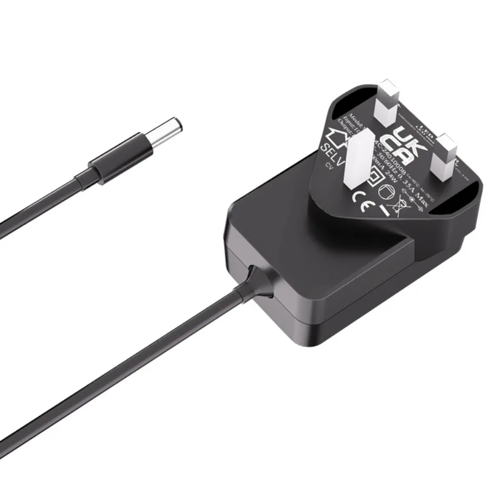 48W UK plug power adapter