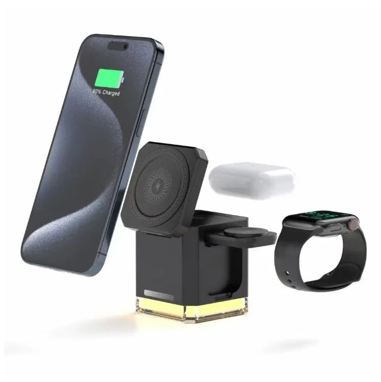 25W 5 in 1 wireless charging station
