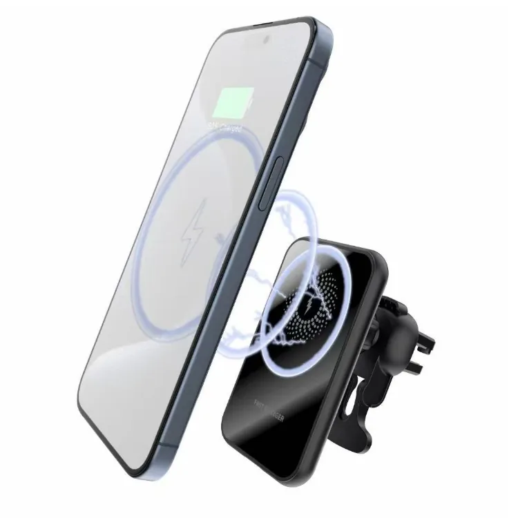 Magnetic car wireless charger