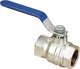Chrome-plated heavy-duty forged brass ball valve (SKU 1118)