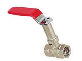 Long-stem forged brass ball valve (SKU 1120)