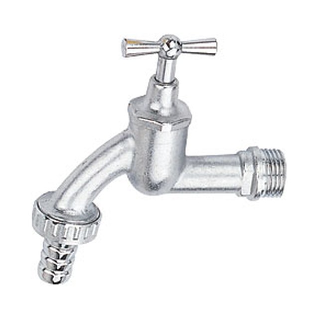 Brass Bibcock-2003 &ndash; C.P forged brass germany bibcock with brass hose connector