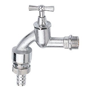 Brass Bibcock-2005 &ndash; C.P forged brass germany bibcock with non-return system in brass connector