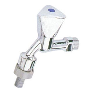 Brass Bibcock-2009 &ndash; C.P forged brass germany bibcock with plastic connector