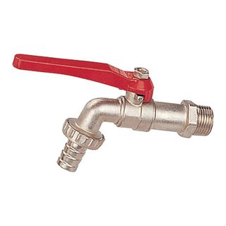 Brass Bibcock-2011 &ndash; N.P forged brass bibcock with hose connector