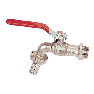 Brass Bibcock-2012 &ndash; N.P forged brass bibcock with hose connector