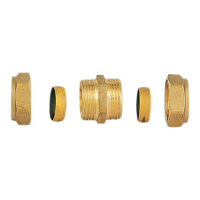 Brass Compression Fittings-3102 &ndash; Straight coupler