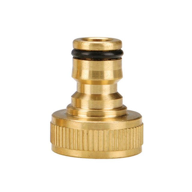 Brass Connector-5003 &ndash; Brass female connector plus O-ring