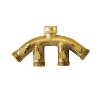 Brass Connector-5007 &ndash; Brass four-way connector,Brass switch