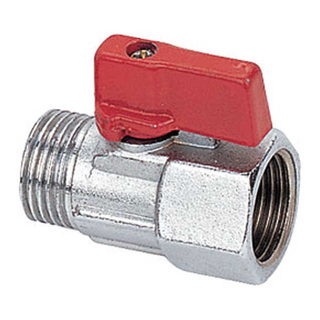 Brass Mini Valves-1505 &ndash; N.P forged mini ball valve red handle