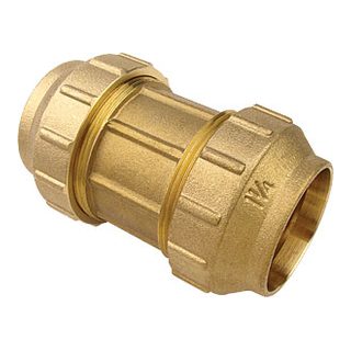Brass PE Fittings-3603 &ndash; Double Straight coupler