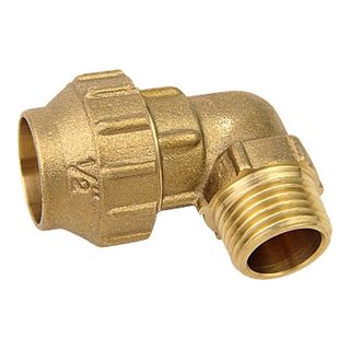 Brass PE Fittings-3605 &ndash; Male elbow coupler