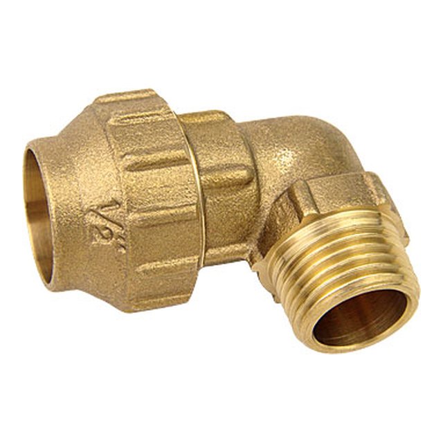 Brass PE Fittings-3605 &ndash; Male elbow coupler